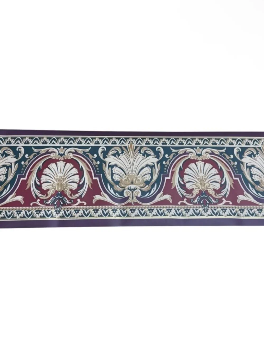 Hollander Vintage Wallpaper Border Rococo Molding Red Green 40 yards 4 Rolls NEW